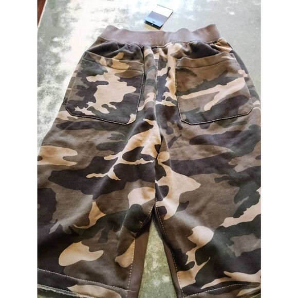 NWT ATM French Lounge shorts Camo Terry sz Small - Picture 5 of 5